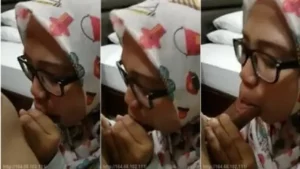 Jilbab Nyepong Crot Di Kacamata